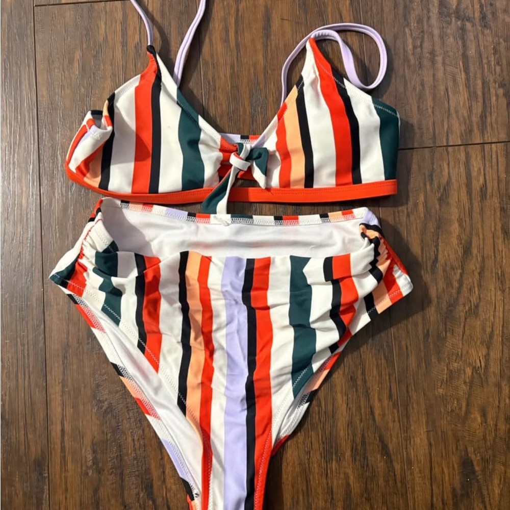 Striped Kids Swim Set